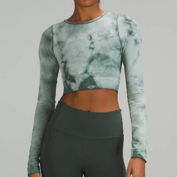 lululemon athletica Tops - Lululemon Ebb to Street Long Sleeve Shirt * Marbel Dye